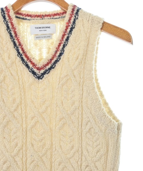 THOM BROWNE（トムブラウン）ベスト 白 サイズ:0(XS位) メンズ/2200623281055