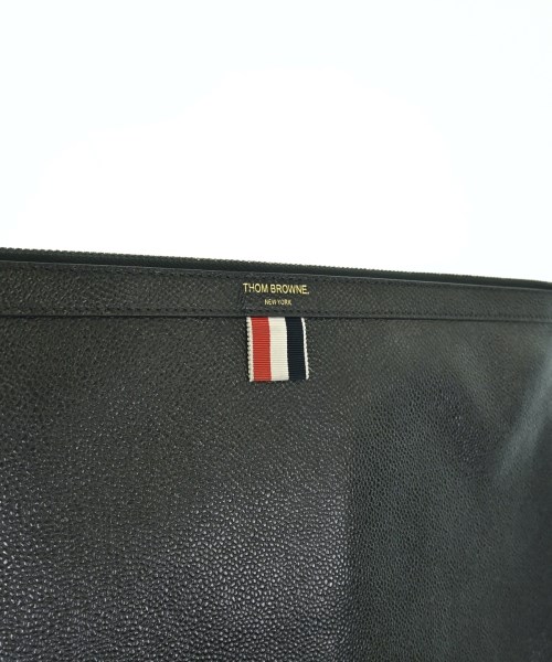 THOM BROWNE（トムブラウン）クラッチバッグ 黒 サイズ:- メンズ/2200622008035