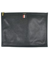 THOM BROWNE（トムブラウン）クラッチバッグ 黒 サイズ:- メンズ/2200622008035