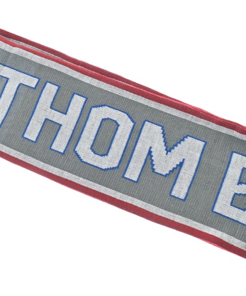 THOM BROWNE（トムブラウン）マフラー グレー サイズ:- メンズ/2200623750179