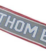 THOM BROWNE（トムブラウン）マフラー グレー サイズ:- メンズ/2200623750179