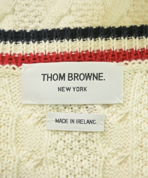 THOM BROWNE（トムブラウン）カーディガン 白 サイズ:1(S位) メンズ/2200624624028