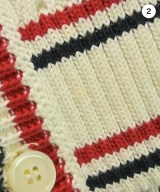 THOM BROWNE（トムブラウン）カーディガン 白 サイズ:1(S位) メンズ/2200624624028