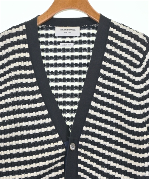 THOM BROWNE（トムブラウン）カーディガン 黒 サイズ:0(XS位) メンズ/2200625562046