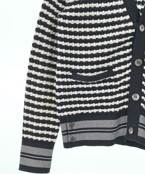 THOM BROWNE（トムブラウン）カーディガン 黒 サイズ:0(XS位) メンズ/2200625562046