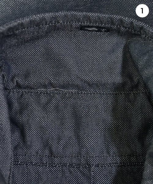 THOM BROWNE（トムブラウン）カジュアルシャツ 紺 サイズ:1(S位) メンズ/2200627722035