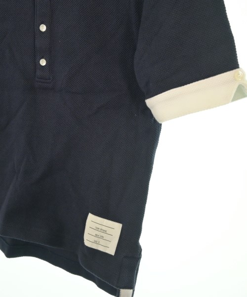 THOM BROWNE（トムブラウン）ポロシャツ 紺 サイズ:0(M位) メンズ/2200628455024