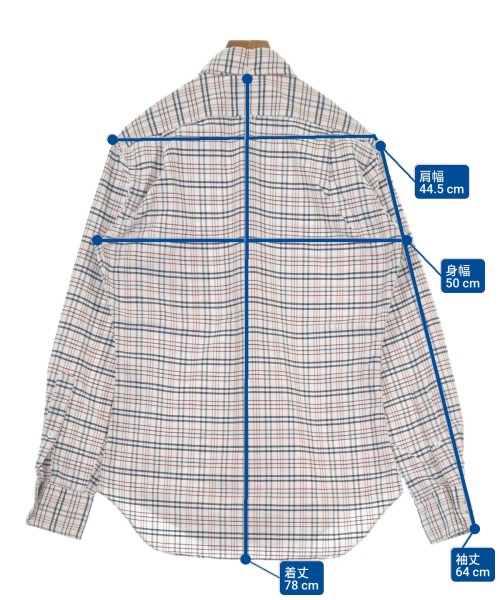 THOM BROWNE（トムブラウン）カジュアルシャツ 白 サイズ:2(M位) メンズ/2200613697118