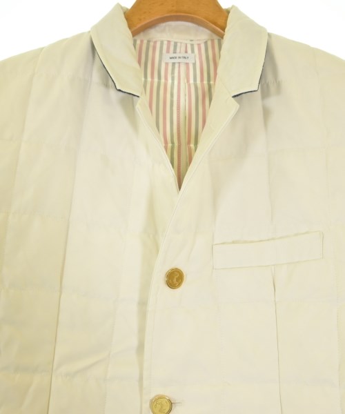 THOM BROWNE（トムブラウン）カジュアルジャケット 白 サイズ:4(XL位) メンズ/2200613697156