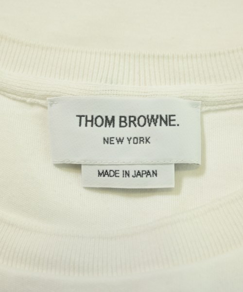 THOM BROWNE（トムブラウン）Tシャツ・カットソー 白 サイズ:1(S位) メンズ/2200631911012