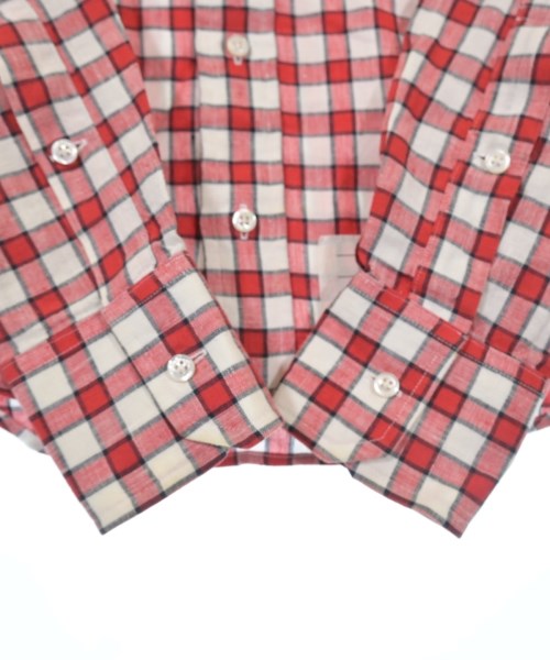 THOM BROWNE（トムブラウン）カジュアルシャツ 赤 サイズ:0(XS位) メンズ/2200612804036