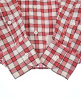 THOM BROWNE（トムブラウン）カジュアルシャツ 赤 サイズ:0(XS位) メンズ/2200612804036