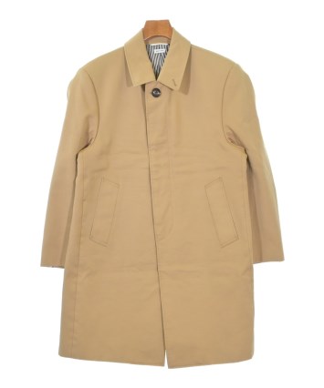 THOM BROWNE バルカラーコートサイズ00 ベージュ THOM BROWNE（トムブラウン）ステンカラーコート ベージュ サイズ:3(L