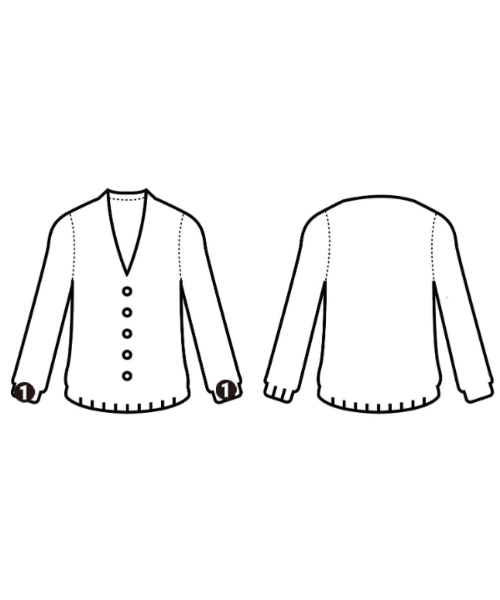 THOM BROWNE（トムブラウン）カーディガン 白 サイズ:1(S位) メンズ/2200601680030