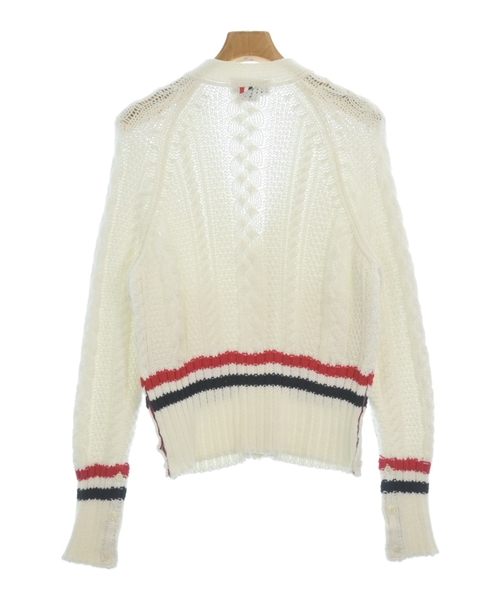 THOM BROWNE（トムブラウン）カーディガン 白 サイズ:1(S位) メンズ/2200601680030