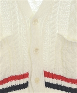 THOM BROWNE（トムブラウン）カーディガン 白 サイズ:1(S位) メンズ/2200601680030