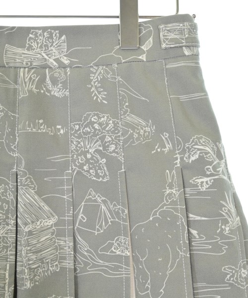 THOM BROWNE（トムブラウン）ひざ丈スカート グレー サイズ:40(M位) レディース/2200614100013