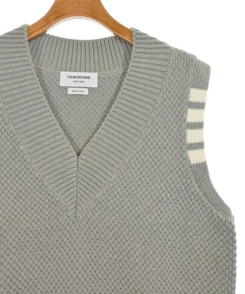 THOM BROWNE（トムブラウン）ベスト グレー サイズ:3(L位) レディース/2200614100051