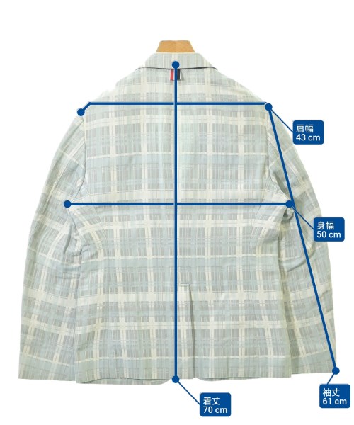 THOM BROWNE（トムブラウン）ジャケット 青 サイズ:1(S位) メンズ/2200614115017
