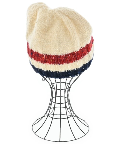 THOM BROWNE（トムブラウン）ニットキャップ・ビーニー 白 サイズ:- レディース/2200615037219
