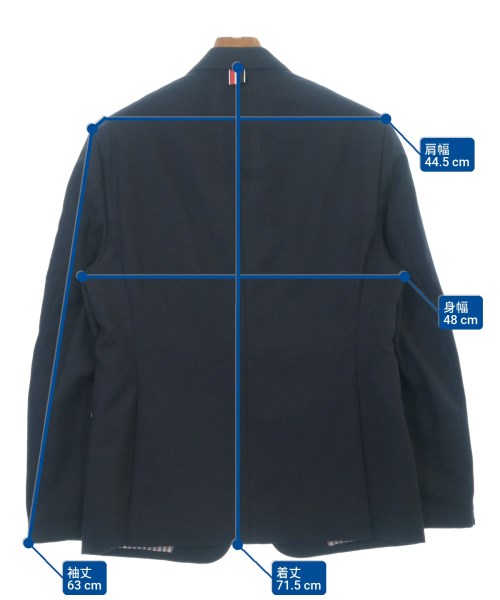 THOM BROWNE（トムブラウン）テーラードジャケット 紺 サイズ:2(M位) メンズ/2200609050040