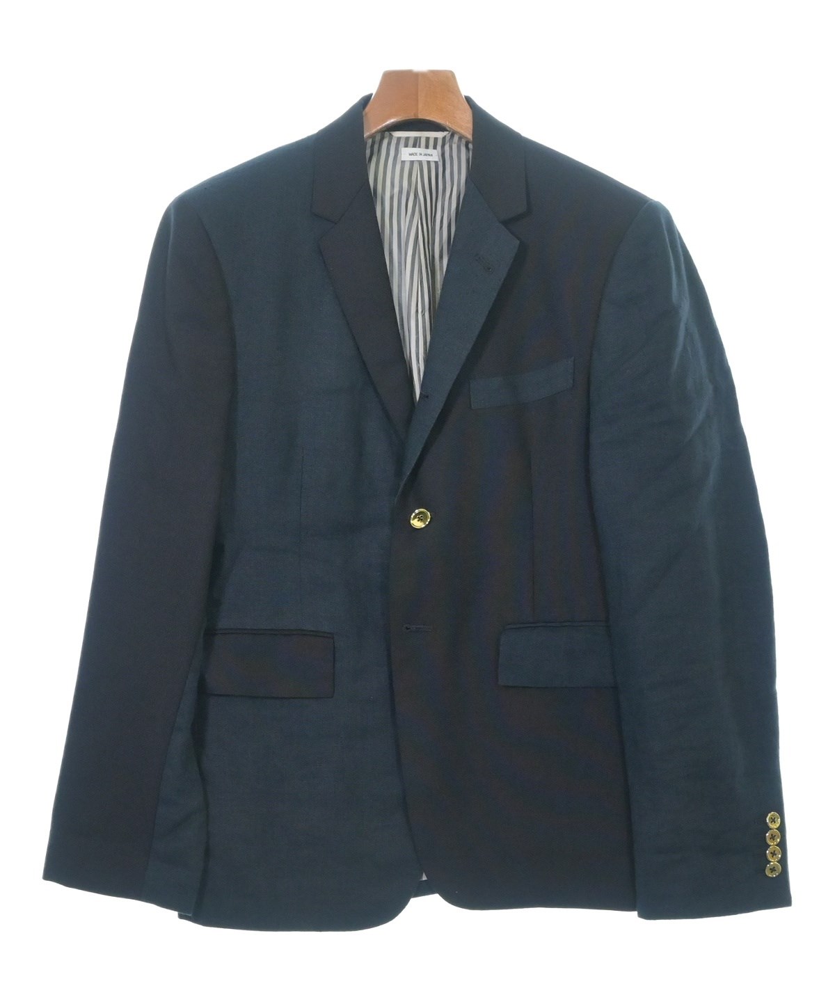 トムブラウン　テーラードジャケット THOM BROWNE（トムブラウン）テーラードジャケット 紺 サイズ:1(S位