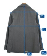 THOM BROWNE（トムブラウン）ピーコート グレー サイズ:2(M位) メンズ/2200616953037