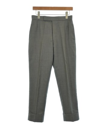 トムブラウン/thom brown グレー スラックス スリムフィット THOM BROWNE（トムブラウン）スラックス グレー サイズ:00(XS位