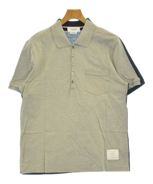 美品THOM BROWNE トムブラウン ポロシャツ トムブラウン) THOM BROWNE ポロシャツ MJP022A 01455 (THOM