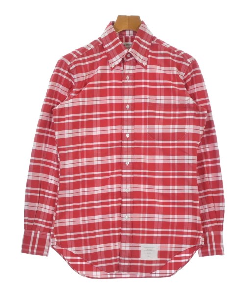 THOM BROWNE(トムブラウン)カジュアルシャツ 赤 サイズ:0(XS位)/2200675676106