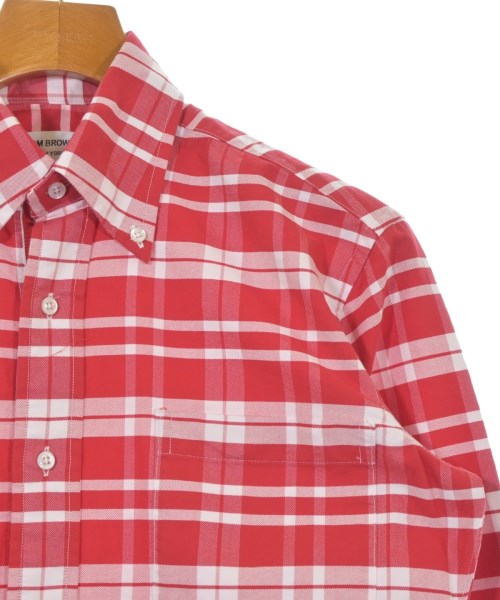THOM BROWNE（トムブラウン）カジュアルシャツ 赤 サイズ:0(XS位) メンズ/2200675676106