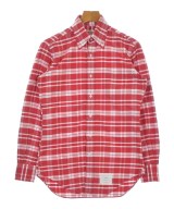 THOM BROWNE（トムブラウン）カジュアルシャツ 赤 サイズ:0(XS位) メンズ/2200675676106