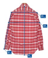 THOM BROWNE（トムブラウン）カジュアルシャツ 赤 サイズ:0(XS位) メンズ/2200675676106