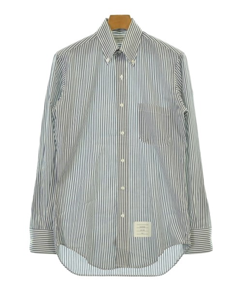 THOM BROWNE(トムブラウン)カジュアルシャツ 紺 サイズ:1(S位)/2200674071018