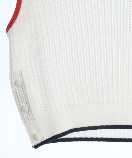THOM BROWNE（トムブラウン）ベスト 白 サイズ:0(XS位) レディース/2200676478082