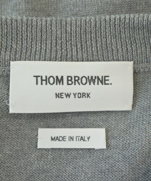 THOM BROWNE（トムブラウン）ニット・セーター グレー サイズ:2(M位) メンズ/2200677460086