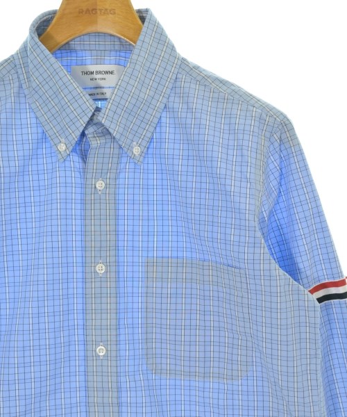 THOM BROWNE（トムブラウン）カジュアルシャツ 青 サイズ:1(S位) メンズ/2200677460109
