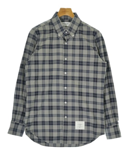 THOM BROWNE(トムブラウン)カジュアルシャツ グレー サイズ:1(S位)/2200677460116