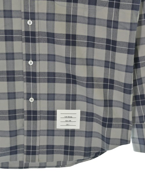 THOM BROWNE（トムブラウン）カジュアルシャツ グレー サイズ:1(S位) メンズ/2200677460116