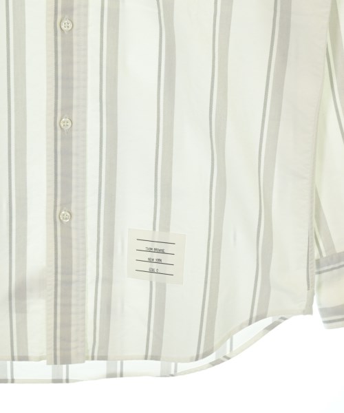 THOM BROWNE（トムブラウン）カジュアルシャツ 白 サイズ:0(XS位) メンズ/2200677460130