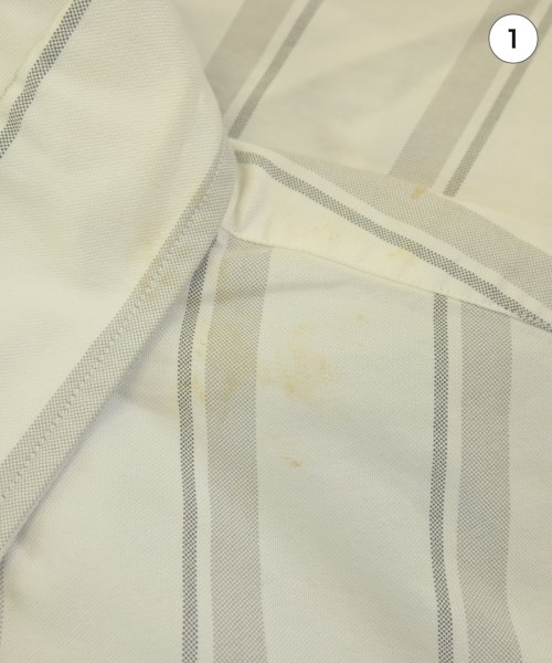 THOM BROWNE（トムブラウン）カジュアルシャツ 白 サイズ:0(XS位) メンズ/2200677460130