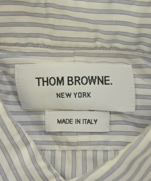 THOM BROWNE（トムブラウン）カジュアルシャツ グレー サイズ:0(XS位) メンズ/2200677460161