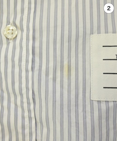 THOM BROWNE（トムブラウン）カジュアルシャツ グレー サイズ:0(XS位) メンズ/2200677460161