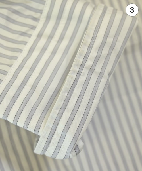 THOM BROWNE（トムブラウン）カジュアルシャツ グレー サイズ:0(XS位) メンズ/2200677460161