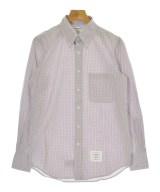 THOM BROWNE（トムブラウン）カジュアルシャツ ピンク サイズ:0(XS位) メンズ/2200677460178