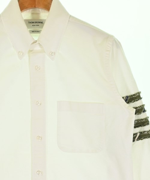 THOM BROWNE（トムブラウン）カジュアルシャツ 白 サイズ:1(S位) メンズ/2200677931036