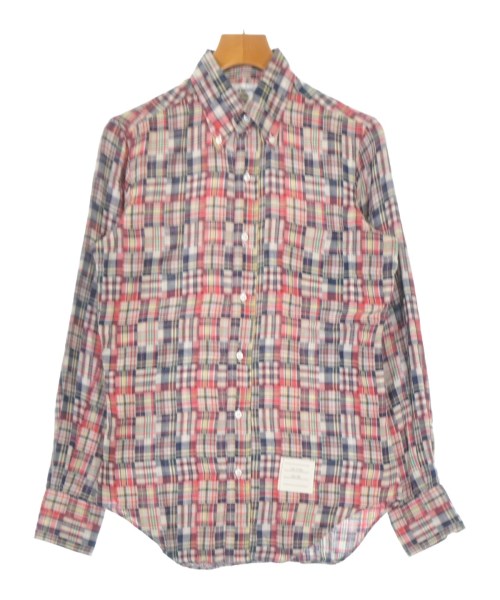 THOM BROWNE(トムブラウン)カジュアルシャツ 赤 サイズ:1(S位)/2200678189108