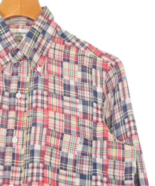 THOM BROWNE（トムブラウン）カジュアルシャツ 赤 サイズ:1(S位) メンズ/2200678189108