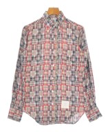 THOM BROWNE（トムブラウン）カジュアルシャツ 赤 サイズ:1(S位) メンズ/2200678189108