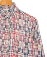 THOM BROWNE（トムブラウン）カジュアルシャツ 赤 サイズ:1(S位) メンズ/2200678189108